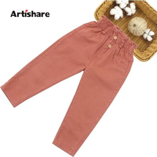 Pants For Girls Toddler Girl Pant Solid Color Trousers For Children Spring Autumn Child Girl Clothes