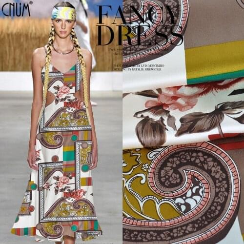 CNUM SS064 100% Natural Silk Satin/Persian Style/ Silk Fabric/ Width 1.25yd Thickness 16.5mm