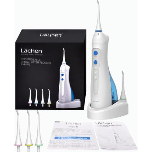 Cordless Water Flosser Rechargeable Dental Flosser Teeth Cleaner with 5 Jet Tip Oral Irrigator IPX7 Waterproof dropshipinging