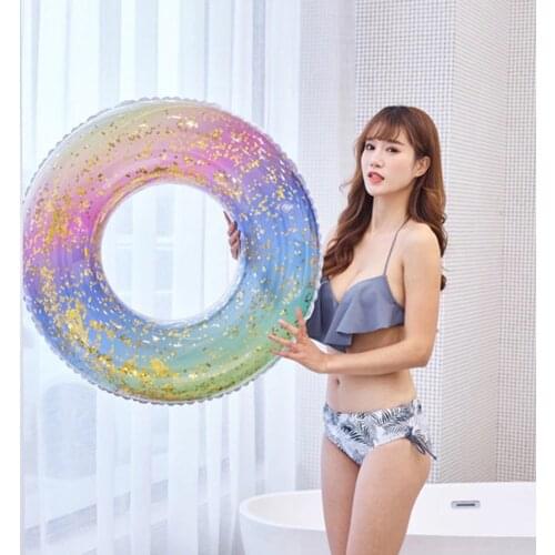Newborn Neck Ring Safety Swimming Ring Inflatable Cushions Floating Swimming Pool Ring Baby Access Infants Circle Float Circle
