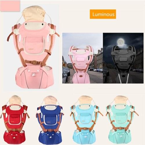 Multifunctional Ergonomic Baby Carrier Infant Kid Baby Hipseat Sling Front Facing Kangaroo Baby Wrap Carrier for 0-36 Months