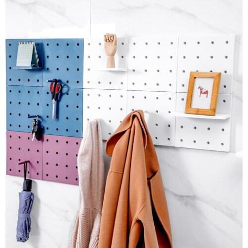 Wall Hole Plate Organizer Holder Tool Hanger Storage Rack Kitchen Bathroom Tool Wall Housekeeper Accessory Hanging Home Decor