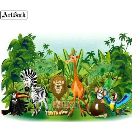 New 5d diamond painting giraffe lion zebra full square / round cartoon animal diy 3d diamond art mosaic embroidery sticker