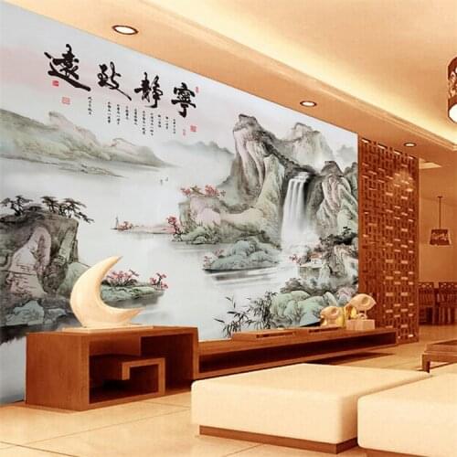 Custom photo wall mural 3d wallpaper Luxury Quality HD Crane Falls natural beauty of the landscape 3d large wallpaper