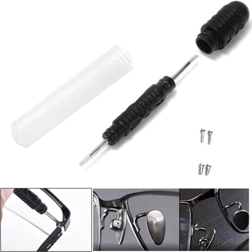Portable Glasses Screwdriver 2 in 1 Multi-functional Double Head Repair Tools Professional Mini Sunglasses Non-slip Phone Watch