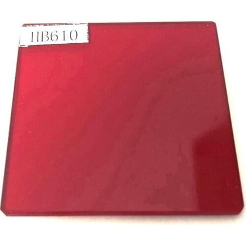 610nm size 50x50mm IR filter glass HB610