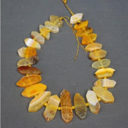 Kindgems Jewelry, Yellow Women Necklace Slice Beads Pendant, 2017 Freeship Super Popularity European Fashion Jewelry for Women