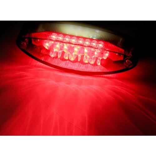 28 LED Motorcycle LED Brake Tail Light ATV Smoke Lamp Brake License Plate Tail Light Car String