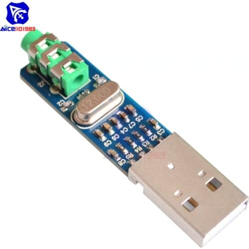 Diymore 5V USB Power PCM2704 USB Sound Card DAC Decoder Board for PC Computer