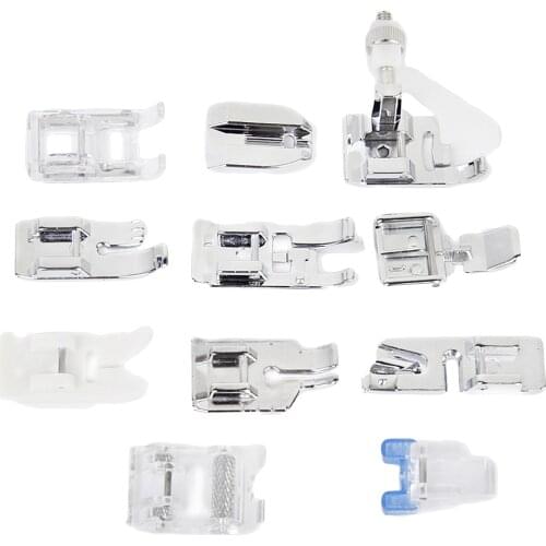 11x Presser Foot Feet for Singer Domestic Sewing Machine Accessories