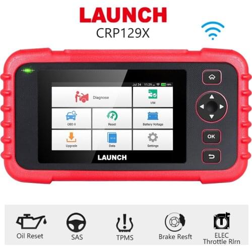 LAUNCH Creader CRP129X OBDII Car Diagnostic Tool Auto Code Reader for Engine/Transmission/ABS/SRS Advanced Version of CRP129
