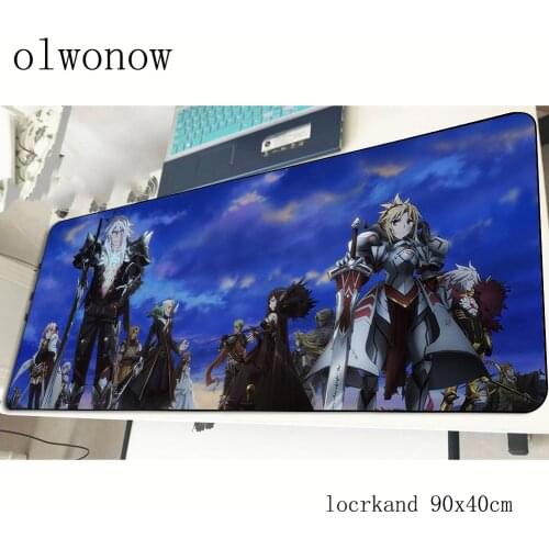Fate Apocrypha pad mouse computer gamer locked edge mouse pad 900x400x3mm padmouse High-end mousepad ergonomic office desk mats