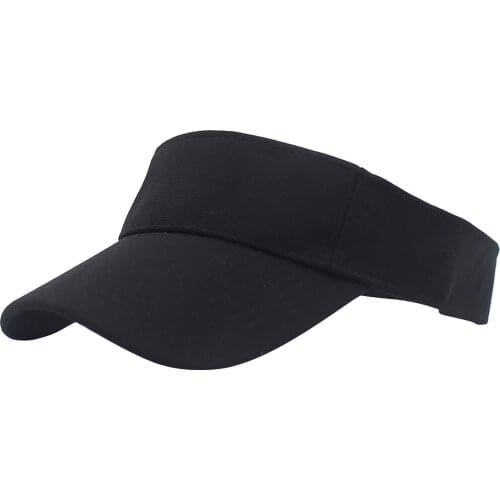 Summer Sports Sun Hats Women Hat Mens Cap Adjustable Cotton Visor Uv Protection Top Empty Tennis Golf Running Sunscreen YJ