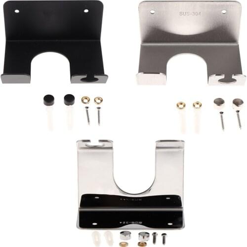 Oilproof Wall Punched Hair Dryer Holder Storage Rack Organizer For Dyson Supersonic Hair Dryer