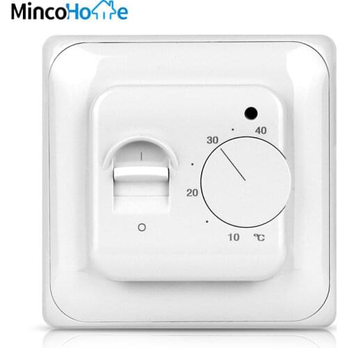 220V 16A Mechanical Room Thermostat Temperature Controller for Electric Floor Heating