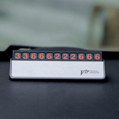 My Good Car Temporary parking, mobile phone number card, hidden number plate for Tesla model S X Car accessories