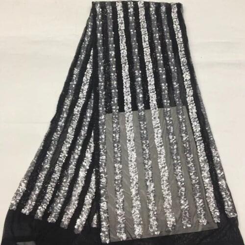 Nigeria Lace Fabric 2021 High Quality Lace French Sequin Lace Fabric Embroidered African Lace Fabric Clothes XX39011