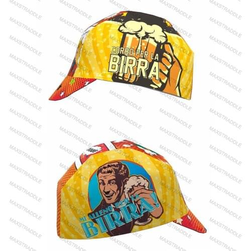 New Summer Beer Cycling Cap Men&Women Classical Bike Hat Yellow