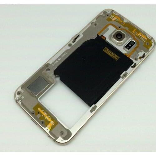 Original For Samsung Galaxy S6 Edge G925 G925F Middle Frame Housing with side keys