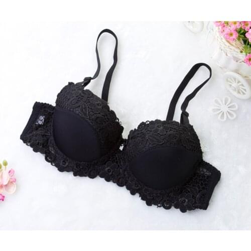 Authentic embroidery sexy bra gather close Furu adjustable underwear thickness BCD cup paragraph 32-40 code 313