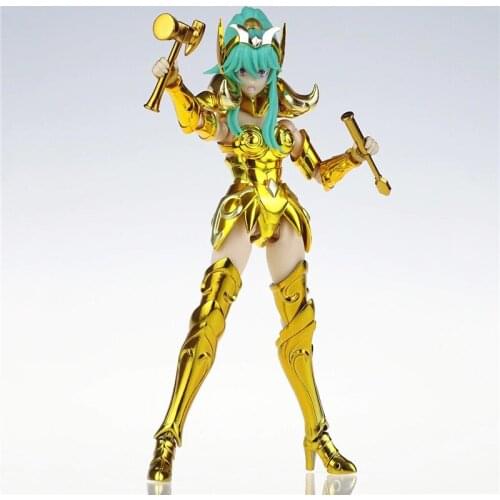 Great Toys Saint Seiya Cloth Myth EX Gold Saint Aries - Dolores Metal With PVC Armor Collection GT Action Figure Toy Gift
