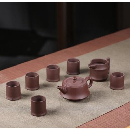Products recommended violet arenaceous all handmade bamboo section of the teapot support gift set custom mixed batch