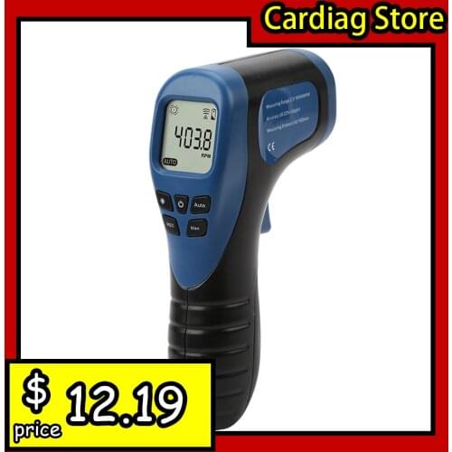 TL-900 Tachometer Digital LCD Tachometer Laser Non-Contact Tach Range 2.5-99999RPM Motor Speed Meter Tools