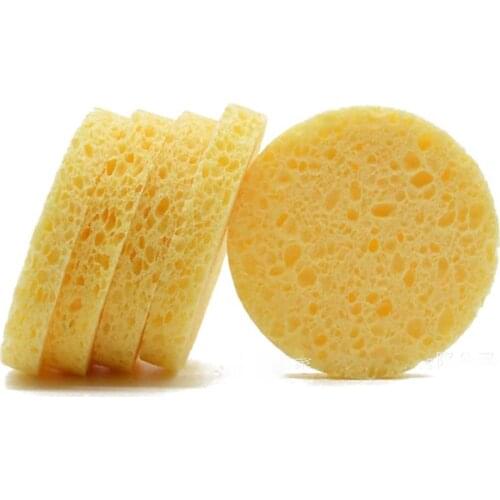10pcs Soft Facial Washing Sponge Cosmetic Puff Skin Foundation Care Face Cleaning Makeup Remover Tools Beauty Make Up Care Tool