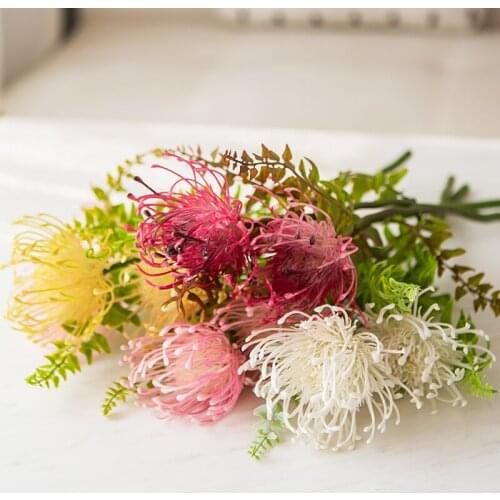 Wedding decoration simulation needle cushion flower wedding venue layout false flower arch road flower arrangement