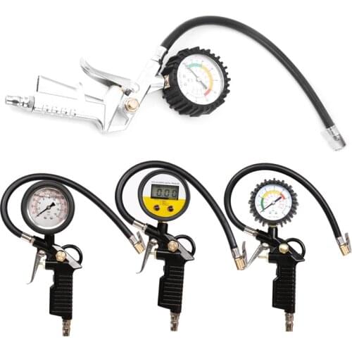 Tire pressure table precision barometer inflatable car tire pressure monitor digital tire pressure gauge air entrained air gun