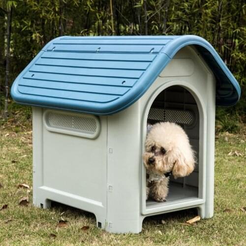 High-quality Dog Kennel Puppy House Eco-friendly Plastic House For Dog Cozy Kitten Cage For Small Pet No door& Washable Nest