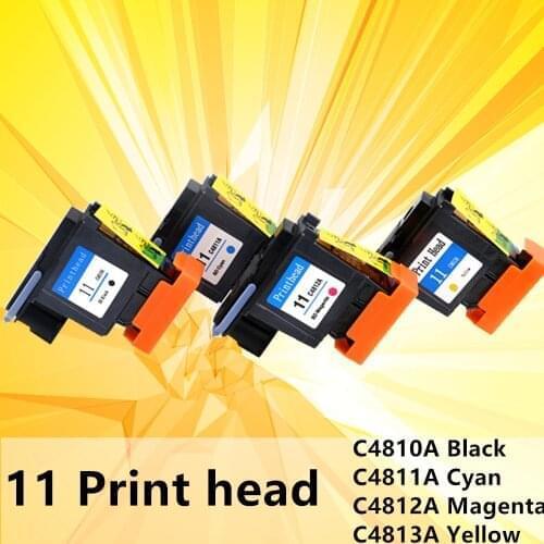 1SET 4 PK Printhead for hp11 11 print head c4810 c4811 c4812 c4813 for hp designjet 500 500ps 510 800 800PS printer