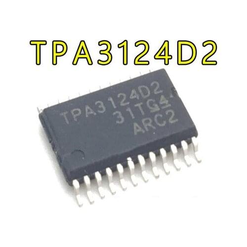 2pcs/lot TPA3124D2PWPR TPA3124D2 TSSOP-24 In Stock