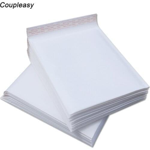 20pcs Bubble Mailers Padded Envelopes Packaging Shipping Bags White Kraft Bubble Mailing Envelope Bags Foam Storage Bag 8 sizes