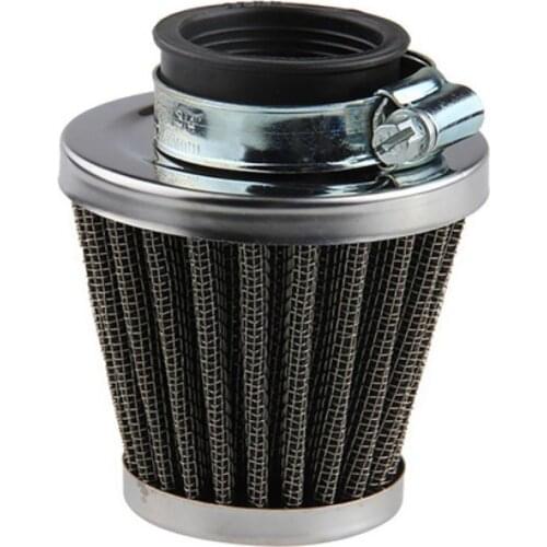 Motorcycle Accessories Oval Metallic Clamp-on Refit Intake Funnel Air Filter