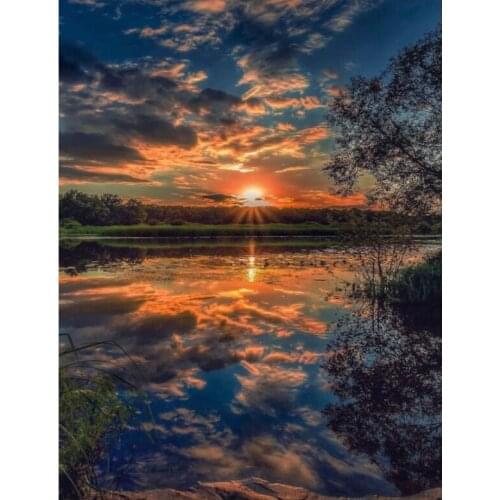 Diamond Paint Scenery 5D Diamond Painting Full Drill Cross-Stitch Diamond Painting Full Drill New Arrivals