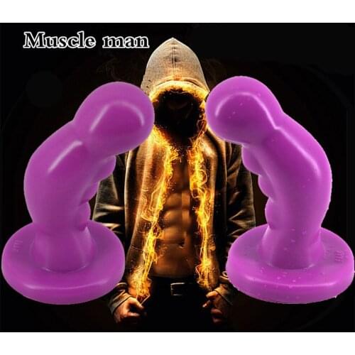 FAAK huge butt anal plug big dildo concave-convex erotic stuffed stopper anus massage adult sex products masturbate toy sex shop