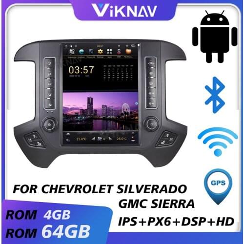 For chevrolet silverado gmc sierra 2014 2015 2016 2017 2018 2019 2020 android car radio multimedia video player head unit