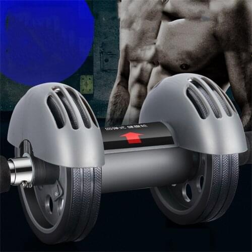 Automatic Rebound Abdominal Wheel Muscle Wheel AB Power Roller for Gym Fitness Thin Waist Exercise and Home Workout THANKSLEE