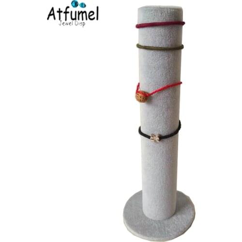 Velvet Bracelet Bangle Jewelry Display Stand Holder Linen Watch Chain Headband Jewelry Organizer Storage Showcase Rack Stand