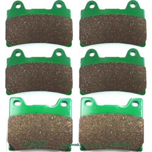 For YAMAHA 750 FZR GENESIS 1987 Disc Brake Pads Pill Front Rear