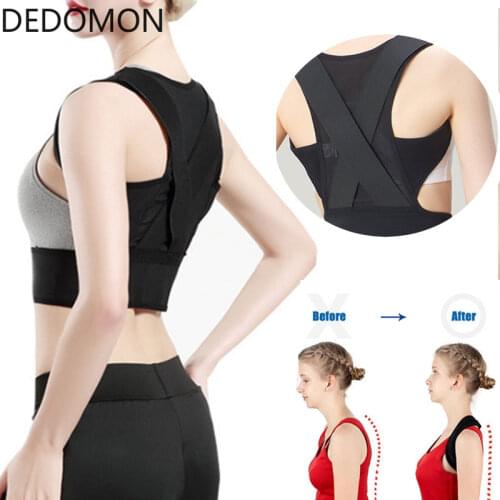 Back Posture Corrector Shoulder Lumbar Brace Spine Corrector Shoulder Neck Support Strap Belt Back Pain Reliever Health Care