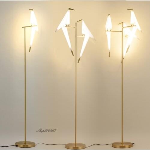 Creative Led Bird Floor Lamps Nordic Designer Standing Lamp for Living Room Bedroom Study Decoration Rotatable Stand Lighting
