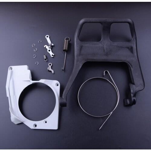 LETAOSK 12pcs/kit Chain Brake Cover Tension Spring Band Level Hand Level Guard Kit Assembly Fit for Stihl 066 MS650 MS660