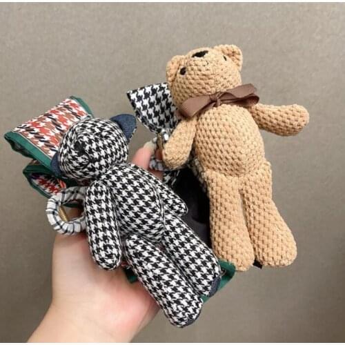 Cuteness Little bear shark clip headdress hair clip women bow headdress hair clip large hair claw