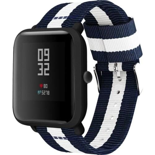Nylon Woven Strap For Xiaomi Amazfit Bip Strap Watch Band For Huami Amazfit Bip S LITE /GTS Smart Watch Bracelet