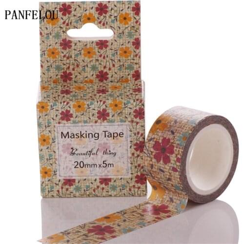 PANFELOU 2CMx5M mum cartoon Stickers border masking adhesive line paper washi tape DIY Scrapbooking Hand account