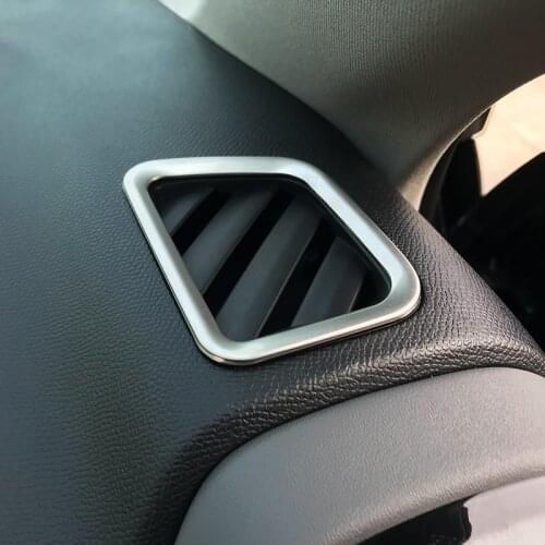 Fit For Citroen C5 Aircross Interior Side Air Interior Side Air Condition Outlet Frame Stainless Steel Decoration Trim 2pcs