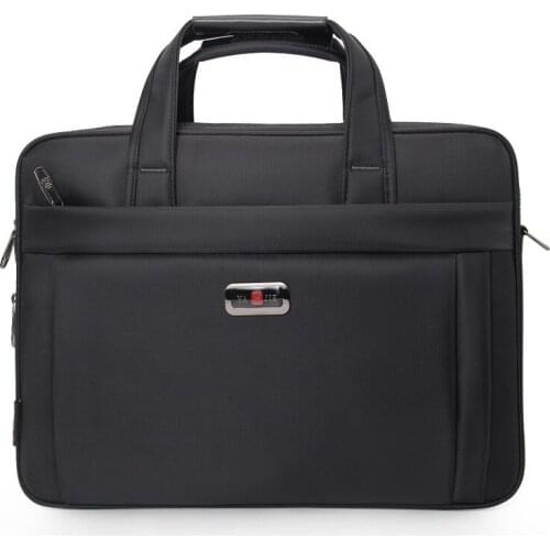 Men Oxford Briefcase 16 Inch Laptop Handbag for Male Large Capacity Business Messenger Shoulder Bag