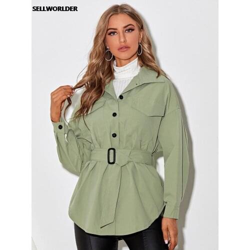 Женские весенние куртки SELLWORLDER China At AliExpress